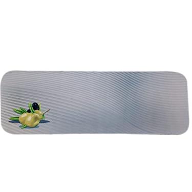 Imagem de Tapete de Cozinha Vizapi 3d Olive 40x120cm Multicolorido