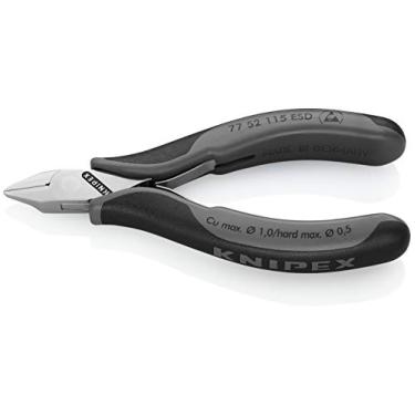 Imagem de KNIPEX - Ferramentas ESD 77 52 115 - Cortadores diagonais eletrônicos, ESD (7752115ESD)