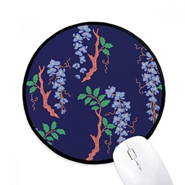 Imagem de Tapete de mouse roxo com folha de cultura japonesa para computador