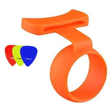 Imagem de oshhni Suporte de palheta de guitarra portátil de sílica ajustável durável picaretas armazenamento para guitarra, S