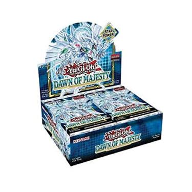 Imagem de Yugi Caixa de Boosters Colecionáveis - Pacote de Cartas para Booster-Packs (24 Packs 7 Aleatórias Cada) - Despertar da Majestade 1ª Edição
