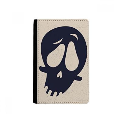 Imagem de Carteira Notecase Burse de Halloween com caveira torcida para passaporte