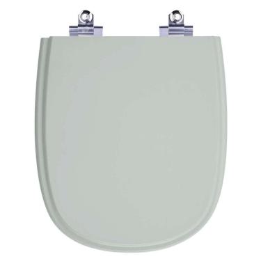 Imagem de Assento Sanitário Laqueado Soft Close Sabatini Verde Claro para vaso Icasa