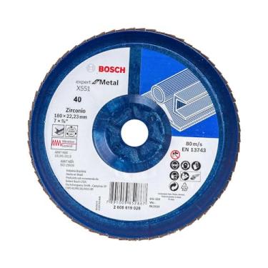 Imagem de Bosch Disco Flap Expert for Metal; 180mm G40; Reto