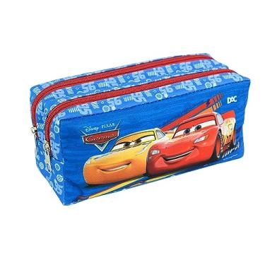 Imagem de Estojo Duplo em Tecido - Carros