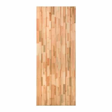 Imagem de Porta em Madeira Maciça com Emenda Pop Mexicana Eucalipto 210x72cm Natural