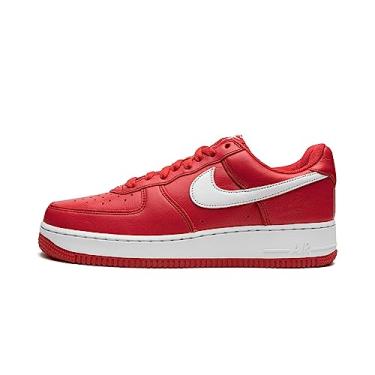 Imagem de Nike Air Force 1 Low Retro QS Tênis masculino, University Red/White, tamanho 43
