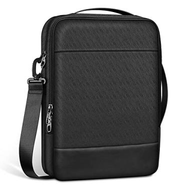 Imagem de Fintie Bolsa de ombro para laptop MacBook Air 15, MacBook Air 13,6, MacBook Pro 14, MacBook Air 13, MacBook Pro 13, Dell XPS 13, laptop Surface de 13,5 polegadas, Samsung Lenovo HP Acer, preto, Preto