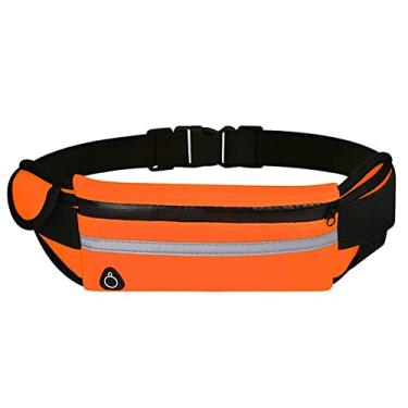 Imagem de Pochete para Corrida Fitness porta Celular chaves Impermeável Laranja CBRN19465