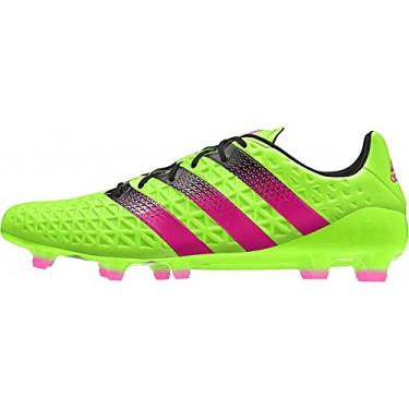 Imagem de Tênis de futebol Adidas ACE 16.1 (verde solar), Solar Green/Shock Pink/Black, 12