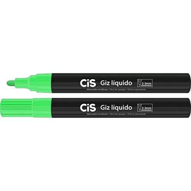 Imagem de Giz Líquido Blister, CIS, 52.6901, Verde