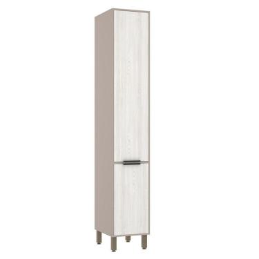 Imagem de Paneleiro Simples 40cm 2 Portas Stylo Luciane Móveis Cinammon-teka ártico