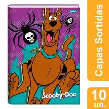 Imagem de Caderno Brochura Jandaia Universitário Capa Flexível Scooby Doo 60 Fol