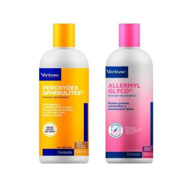 Imagem de Shampoo Peroxydex Spherulites 500ml + Shampoo Allermyl 500ml - Virbac