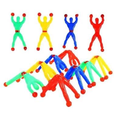 Imagem de Kit 8 Boneco Ninja Que Gruda Na Parede E Vidro Brinquedo