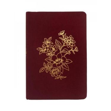 Imagem de Bíblia Nvi Bible Journaling, Tecido Vinho Sobre Capa Dura, Com Espaço Para Anotações, Leitura Perfei