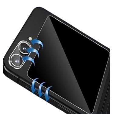 Imagem de Combo Película Privativa Traseira Para Tela Externa Samsung Galaxy Z FLIP 7 FE/Z Flip 6 + Película Da Lente