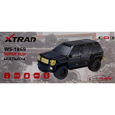Imagem de Caixa de som Bluetooth Portátil TWS modelo de carro SUV rádio FM WS-18