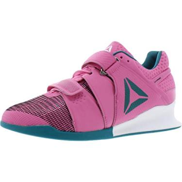 Imagem de Reebok Tênis feminino Legacylifter Cross Trainer, Rosa polido/branco/preto, 38