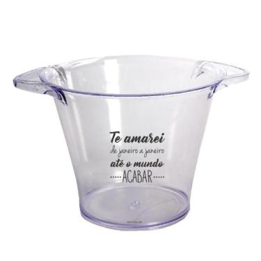 Imagem de Balde De Gelo Personalizado Para Dia Dos Namorados - Krystalon