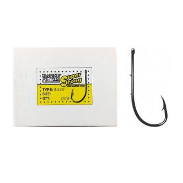 Imagem de Anzol Marine Sports Super Strong 4330 Nº 8 Caixa 100un