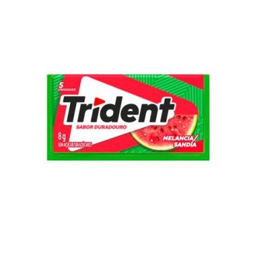 Imagem de Chiclete Sabor Melancia Zero Açúcar Trident 8g