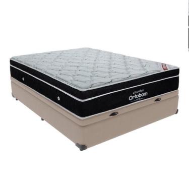Imagem de Elegant Ortobom Base Baú Bege Casal Mola Ensacada EuroPillow