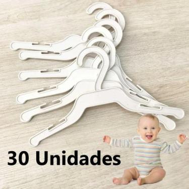Imagem de Cabide (s) Okey Roupa Roupinha Bebê Kit 5/10/20/30/50 Infantil Customi