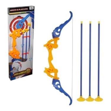 Imagem de Arco Flecha Brinquedo Infantil Tiro Alvo C/ 3 Flechas - Wellkids