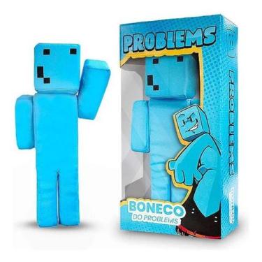 Imagem de Boneco Problems Minecraft Streamers 35 Cm Jogo - FBC Toys, Problems