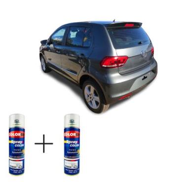 Imagem de Spray automotivo cinza quartzo + spray verniz 300ml - Sherwin Williams