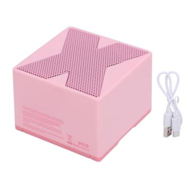 Imagem de Mini Alto-falante, Alto-falantes Portáteis Sem Fio, Alto-falante Estéreo HiFi de Mesa, Alto-falante para Shopping, Alto-falante Portátil para Caminhadas, Ciclismo, Mini (PINK)