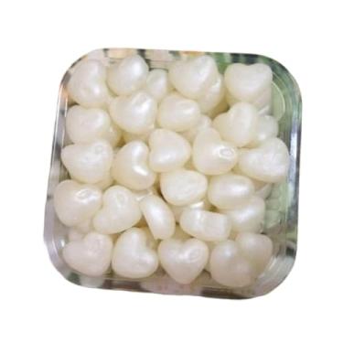 Imagem de Sabonete Artesanal Mini Coração Perolado - Escolha a quantidade, cor e Aroma (200, Branco com Natura Mamãe e Bebê)