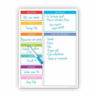 Imagem de Ímã De Geladeira Porta Recados Colorido1