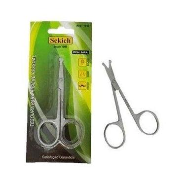 Imagem de Tesoura Para Nariz Ouvido Bigode Com Ponta Redonda - Sekich
