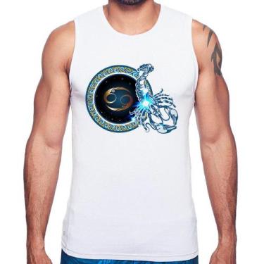 Imagem de Regata Signo Câncer Astrologia - Foca na Moda, Branco, GGG