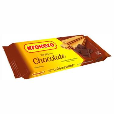 Imagem de Biscoito Wafer Sabor Chocolate Krokero 115g