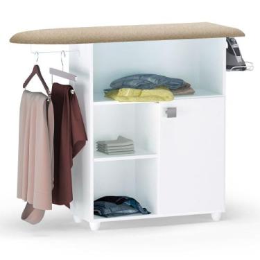 Imagem de Tábua de Passar Roupa Mariana Branco - AJL Móveis, Branco, 18 Kg