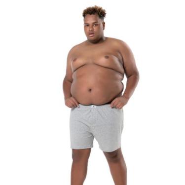 Imagem de Cueca Samba Canção Plus Size Confortável 100% Algodão Keeper 148, Mesc