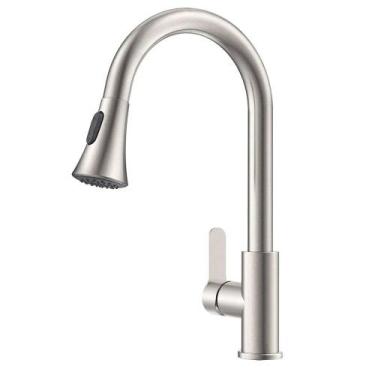 Imagem de Torneira Gourmet Monocomando Pull Down Mesa Bancada Cozinha Metal Esco