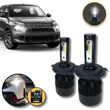 Imagem de Lâmpada Super Led Farol Alto E Baixo H4 6000k Citroen Basalt - Tech On