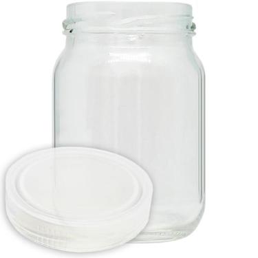 Imagem de Potes De Vidro Para Leite Materno 200ml Com Tampa Plastica 10 Unidades