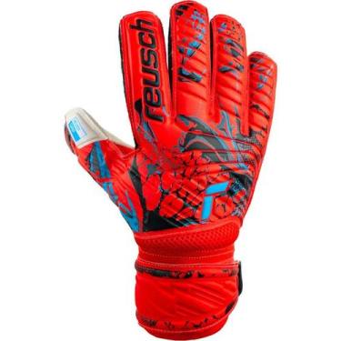 Imagem de Luva de Goleiro Reusch Attrakt Grip, 8, Vermelho