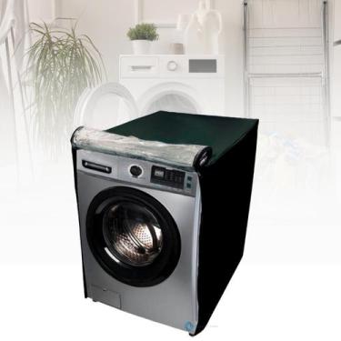 Imagem de Capa para lava e seca midea 10.1kg transparente - Clean Capas , Preta