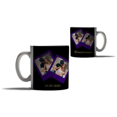 Imagem de Caneca Presente Namorados Frases Amor Polaroid Sua Foto HD - Enjoy Sho