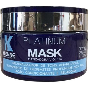 Imagem de Máscara Matizadora Violeta Platinum 270g Klenne - Klenne Professional
