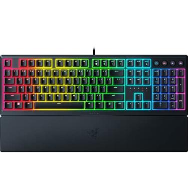 Imagem de Teclado Gamer Razer Ornata V3 com Teclas de Perfil Baixo, Interruptores de Membrana Mecânica, RGB 10 Zonas, Compatível com PC