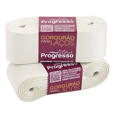 Imagem de FITA GORGURÃO GL009 38MM COR 690 OFF WHITE Peça 10 metros