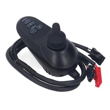 Imagem de Controlador de Joystick de Motor Escovado para Cadeira de Rodas Elétrica Com Função de Freio DC24V 45A para Usuários de Cadeiras de Rodas