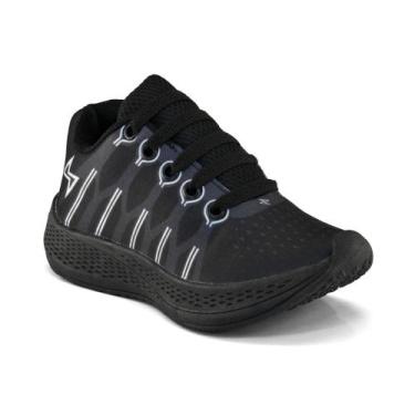 Imagem de tenis infantil Masculino Infinitty, Preto, Branco, 33